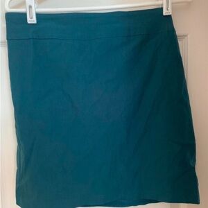 Chic Teal Mini Skirt